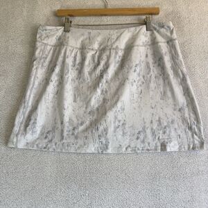 BlevonH Women's Plus Size 2XL Gray Golf Tennis Skort With Pocket Active Skirt